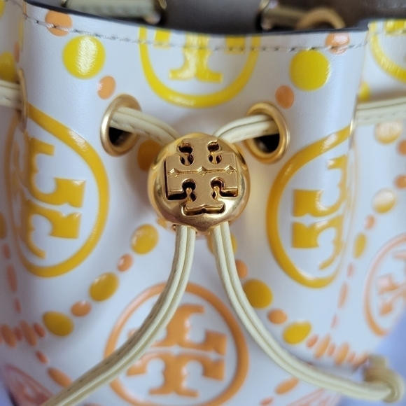 Tory Burch T Monogram Degrade Mini Bucket Bag - Picture 8 of 16